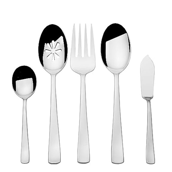 Mikasa Barrett 18.10 45 Piece Stainless Steel Cutlery Set, Service For 8 - Image 2