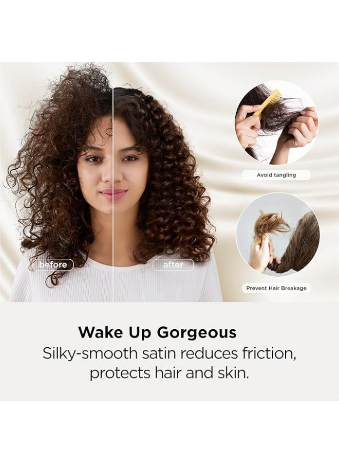 2-Pack Luxurious Mulberry Silk Pillowcases, 25 Momme Satin Weave, Hypoallergenic Solid Color Envelope Closure, Hand Wash Only, Designed for Hair and Skin,120-140gsm - Image 3