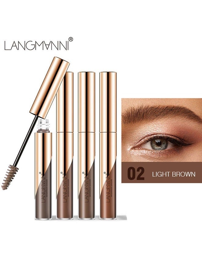 LANGMANNI Waterproof 24 Hours Eyebrow Gel 01, Can be Applied Directly Onto the Brow Hairs As Well As the Skin, Blended for a Natural-Looking Finish, Suitable for Sparse or Light-Colored Eyebrows - Image 1