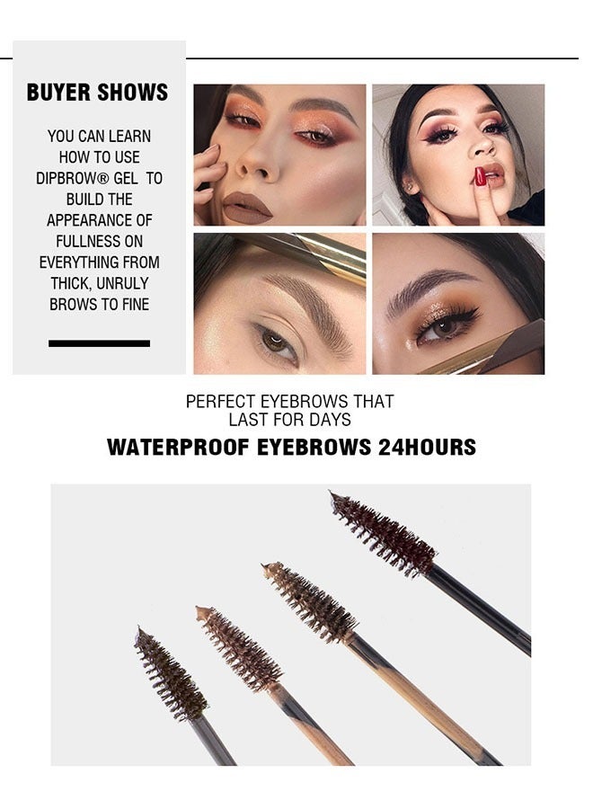 LANGMANNI Waterproof 24 Hours Eyebrow Gel 01, Can be Applied Directly Onto the Brow Hairs As Well As the Skin, Blended for a Natural-Looking Finish, Suitable for Sparse or Light-Colored Eyebrows - Image 3