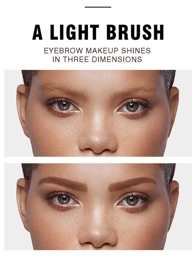 LANGMANNI Waterproof 24 Hours Eyebrow Gel 01, Can be Applied Directly Onto the Brow Hairs As Well As the Skin, Blended for a Natural-Looking Finish, Suitable for Sparse or Light-Colored Eyebrows - Image 4