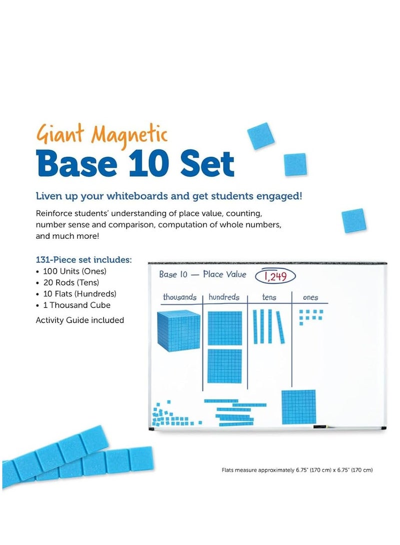 Learning Resources Magnetic Math Marvel: Giant Base Ten Set by Learning Resources - Image 2