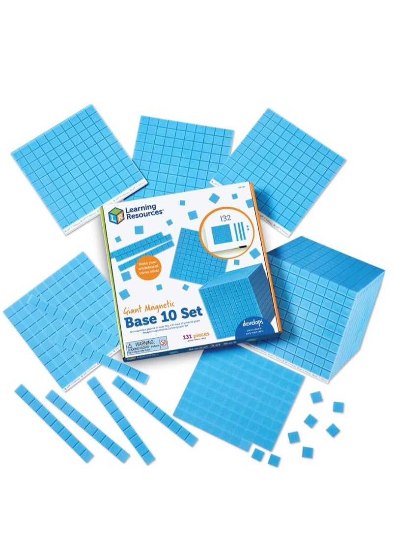 Learning Resources Magnetic Math Marvel: Giant Base Ten Set by Learning Resources - Image 1