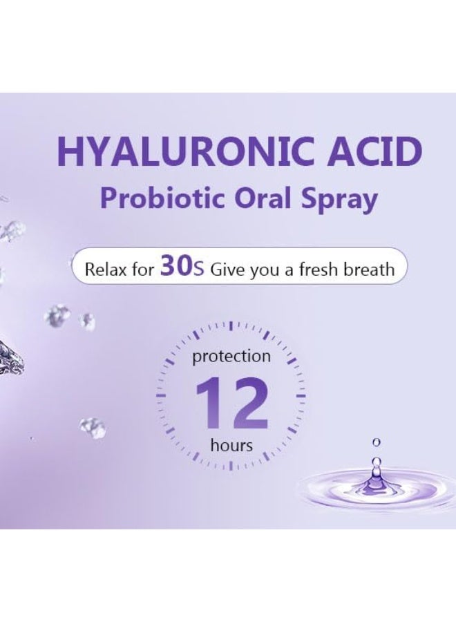 ATRJSZ Breath Spray for Fresh Breath, Probiotic Oral Spray for Dry Mouth Relief and Everyday Freshness, Mouth Spray with Gentle Moisturizing Formula, Alcohol-Free Travel Size Oral Care (Mint) - Image 3