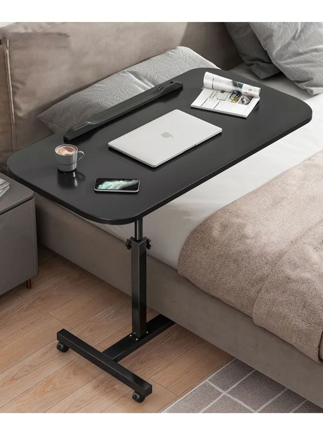 NKX Home Office Computer Table Adjustable Height Laptop Desk with Wheels - Image 1