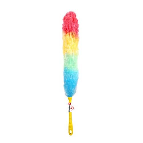 Bringhom Fiber Billy Static Duster for Dusting Cleaning Car, Home Kitchen, Office (1U, Length-30inch) - Multicolors - Image 4