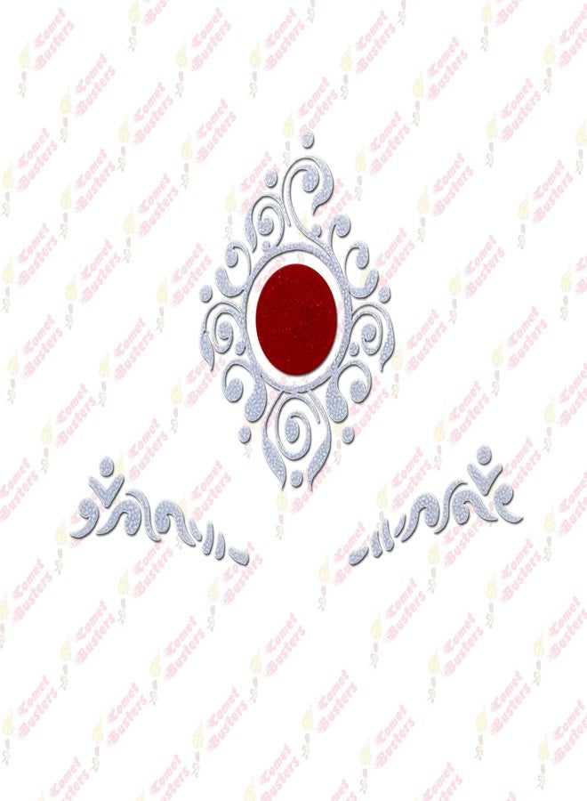 Comet Busters Traditional Bridal Bengali Wedding Bindi for Women (BIN1977) - Image 3