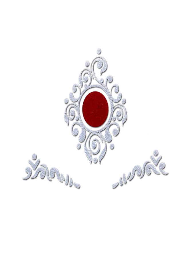 Comet Busters Traditional Bridal Bengali Wedding Bindi for Women (BIN1977) - Image 2