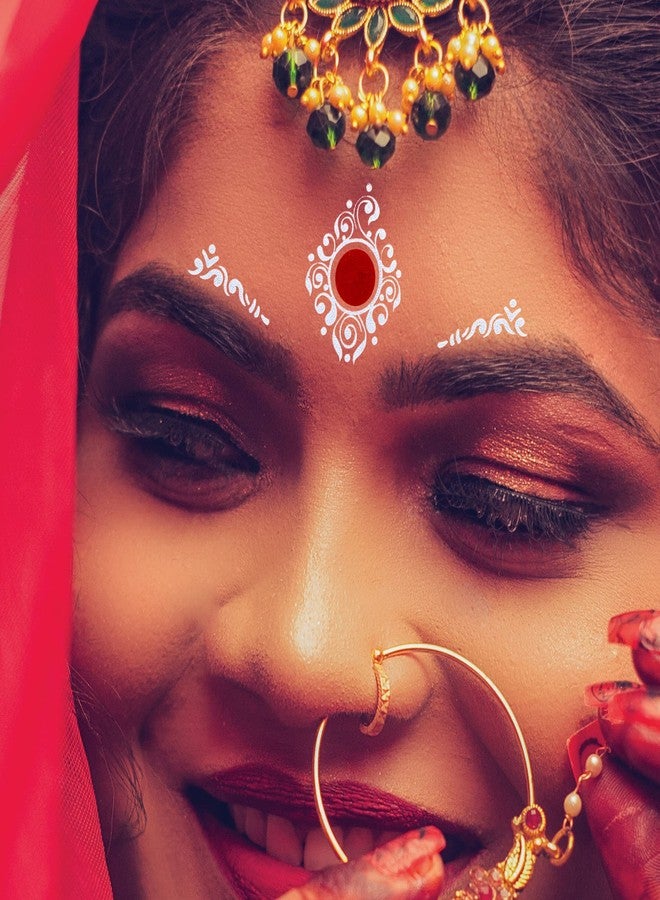 Comet Busters Traditional Bridal Bengali Wedding Bindi for Women (BIN1977) - Image 5