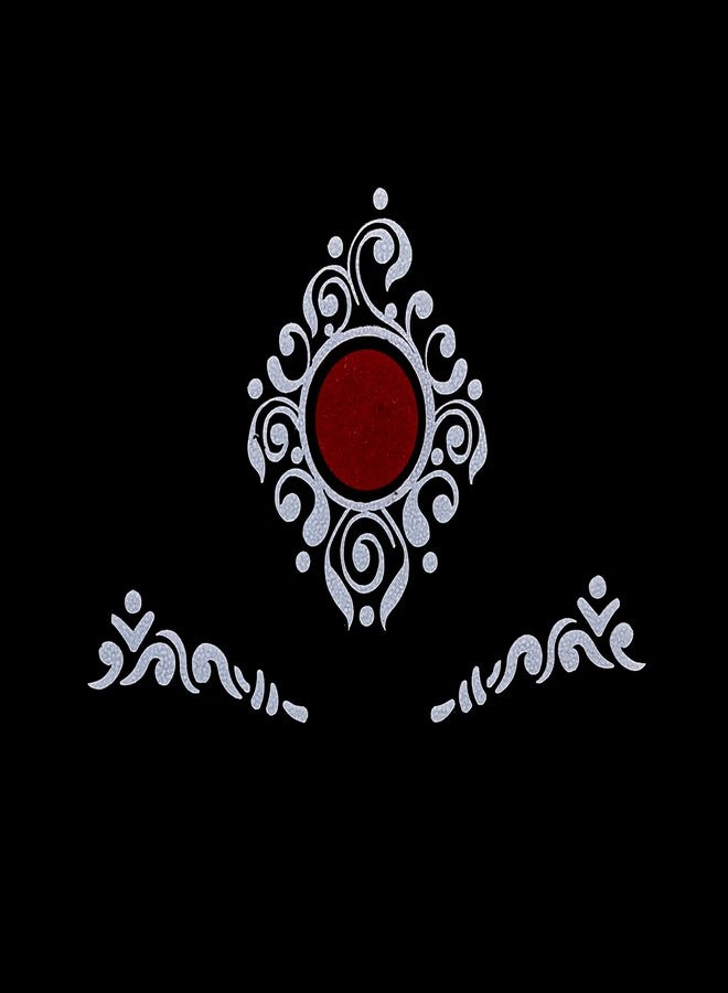 Comet Busters Traditional Bridal Bengali Wedding Bindi for Women (BIN1977) - Image 1