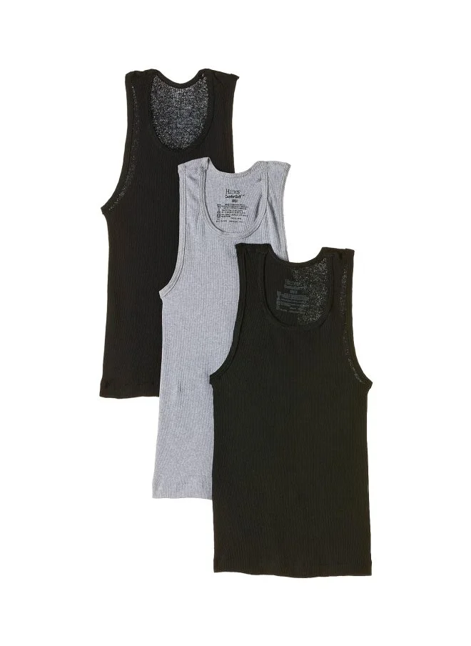 هينز Hanes Big Boys Tank Top Pack of 3