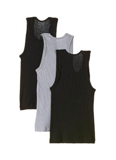 Hanes Hanes Big Boys Tank Top Pack of 3  - Image 2