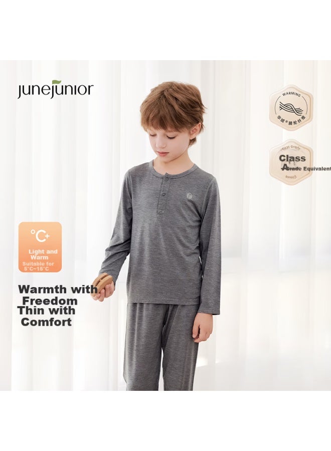 Junejunior [babylove Sub-brand] Children's Antibacterial Autumn Spring Homewear Pajama Set For Boys And Girls - Image 1