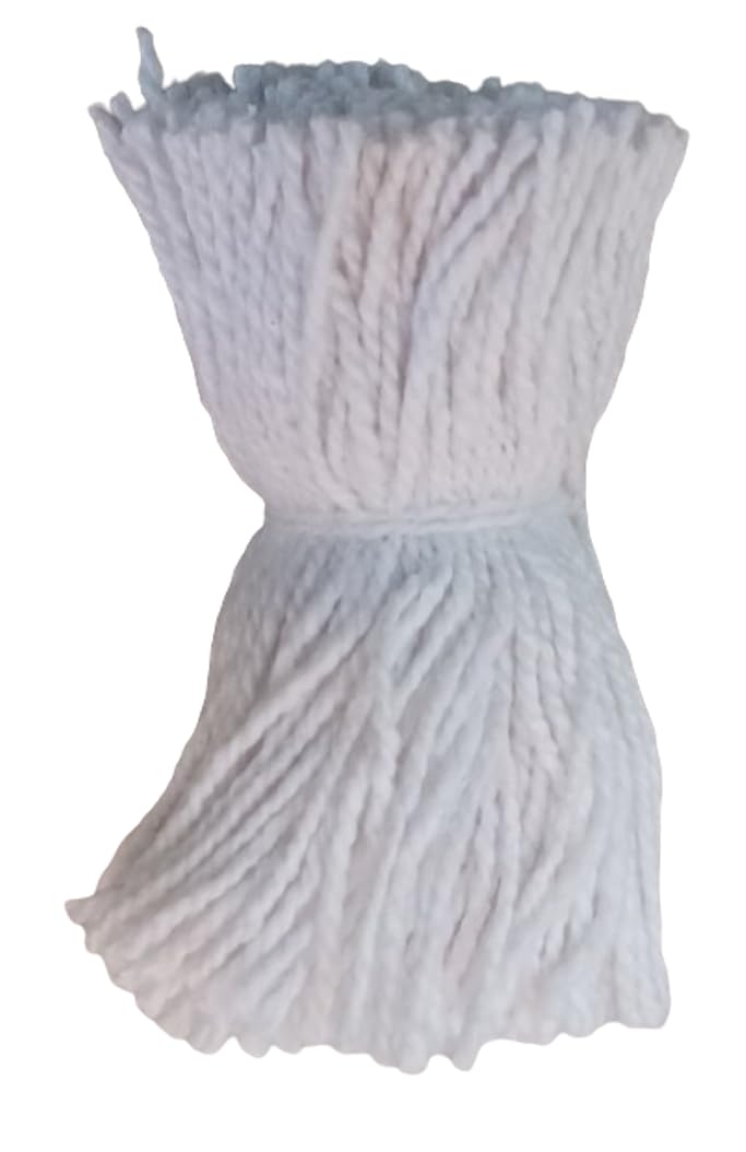 On Blow Twisted Cotton 365 Wicks Diya Batti for Pooja Aarti White 2 Inch Long Pack of 20 Each Pack has 365 Cotton Puja Wicks - Image 3