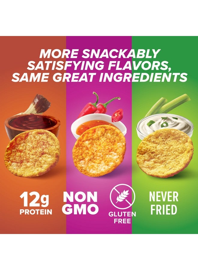 Pure Protein Popped Crisps, High Protein Snack, 12G Protein, Variety Pack: Hickory Barbecue, Sour Cream & Onion, Sweet Chili, 12 Count - Image 3