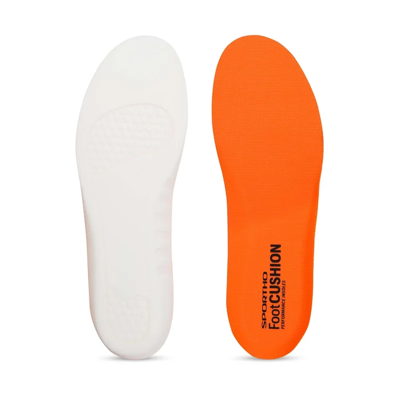 نيفيا NIVIA Foot Cushion Insole for Enhanced Comfort & Support - Fluo Orange, Size 8-9 (EU 39-46)