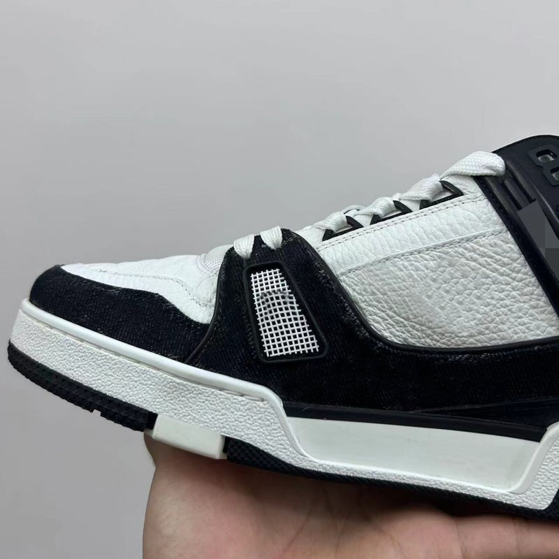 Putian Donkey Home Empty Glue Craft Board Shoes Men'S And Women'S Shoes Denim Casual Sneaker Light Luxury Niche Trendy Thick Shoes - Image 5