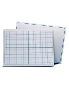 9" X 12" Two-Sided Magnetic Xy Axis Dry Erase Learning Mat, Education Learning, Graph, Economical - 12 Pack