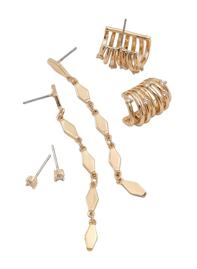 Crystella Ladies Multi Color Earring