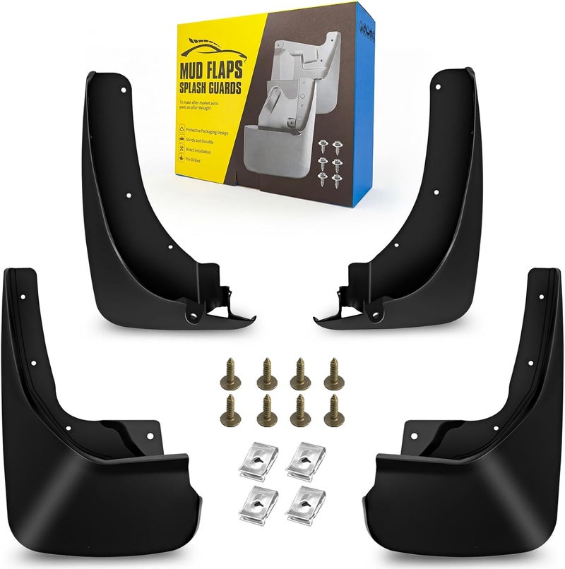 QUYDDC Mud Flaps for 2011-2019 Ford Explorer - All-Weather Protection - Image 1
