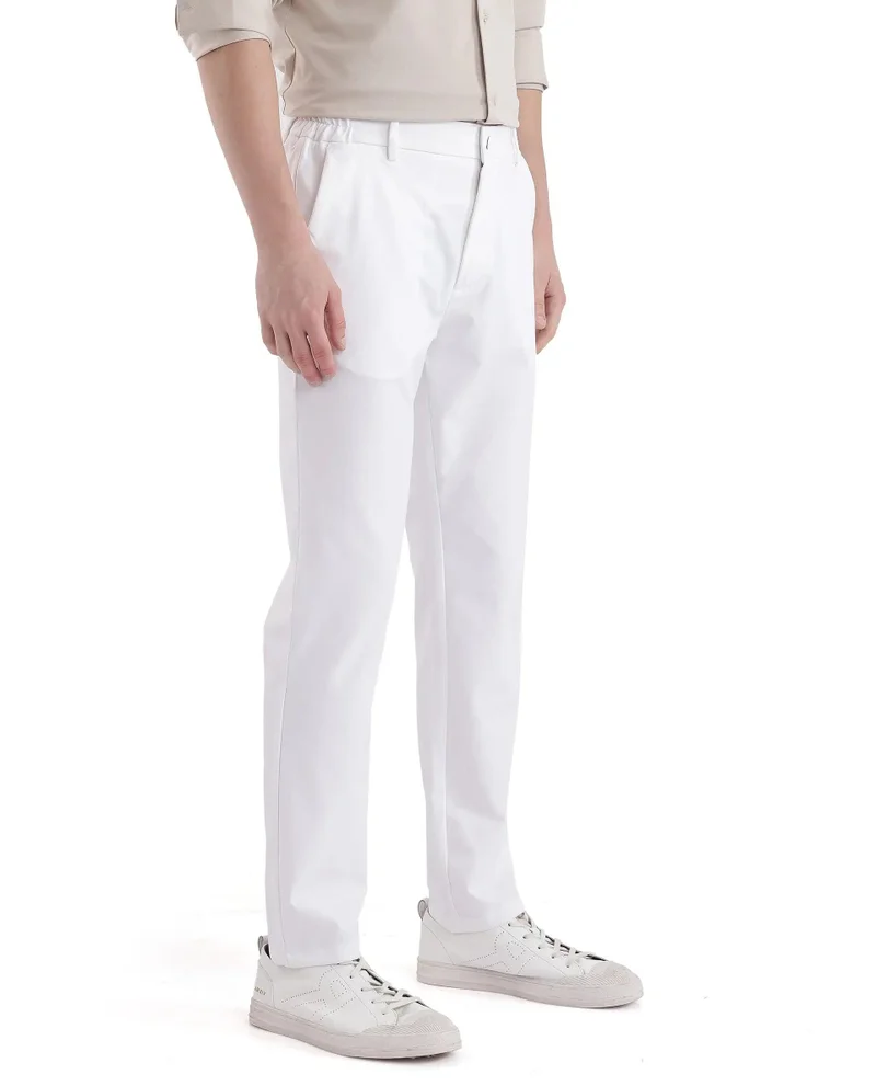 Rare Rabbit Men's 8-Way Stretch Trousers