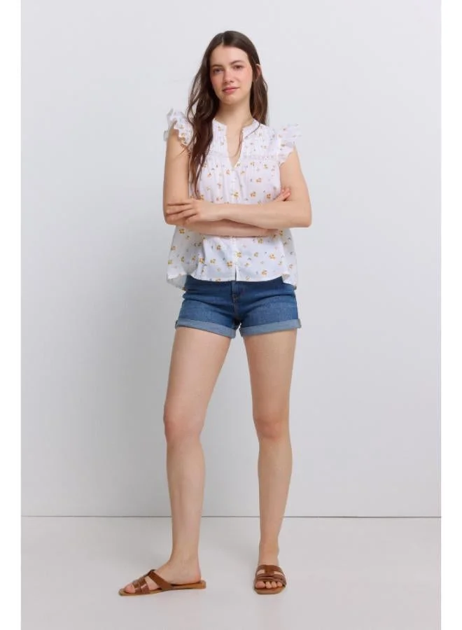 Springfield Romantic pleated blouse