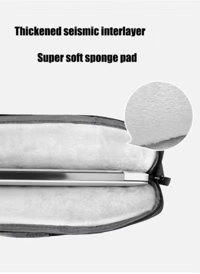 Laptop Sleeve 15.6-16.1 inch Laptop Bag Shockproof Protective Notebook Case with Accessory Pocket Briefcase Carrying Laptop Cover Breathable Waterproo Wear-Resistant and Shock Resistant -Gray - Image 5