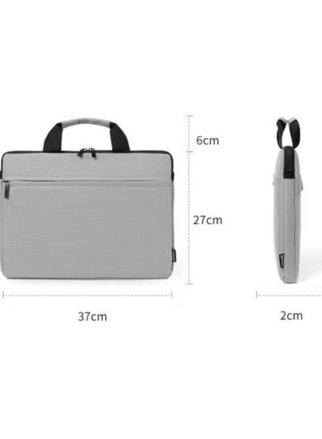 Laptop Sleeve 15.6-16.1 inch Laptop Bag Shockproof Protective Notebook Case with Accessory Pocket Briefcase Carrying Laptop Cover Breathable Waterproo Wear-Resistant and Shock Resistant -Gray - Image 2
