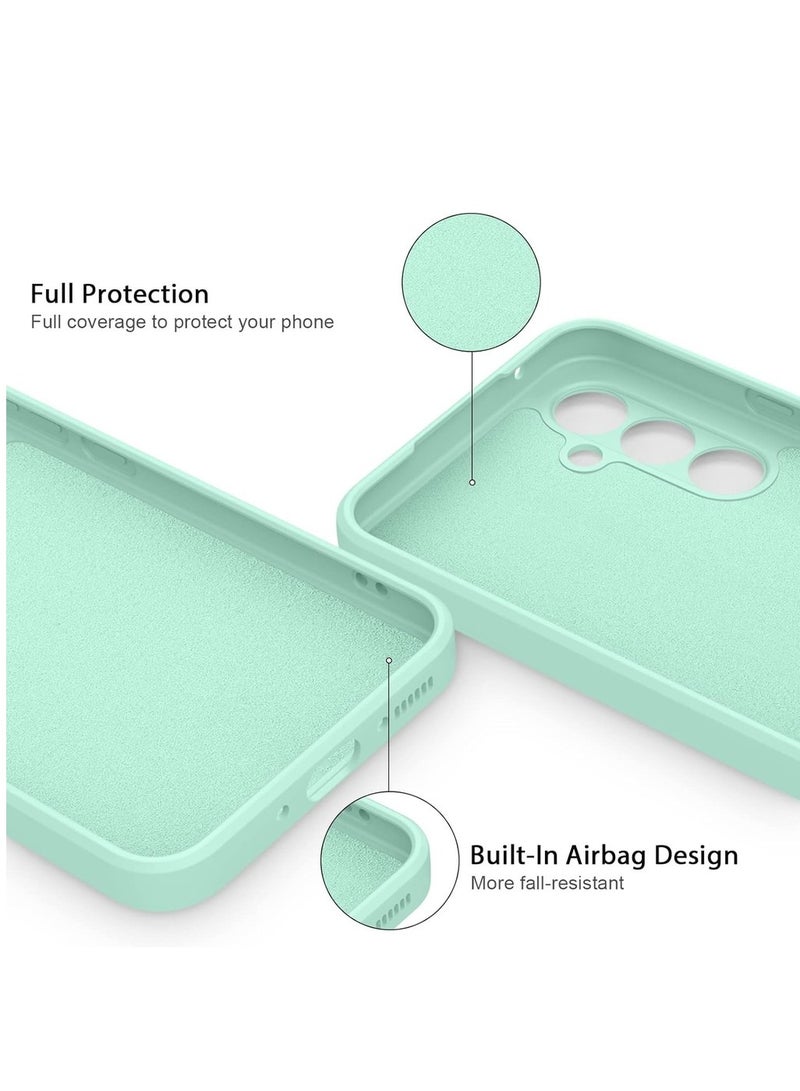 general 2 Pack Soft Silicone Cases For A54 5G 6.4-Inch Best Grade Drop Protection】 【Anti-Scratch Microfiber Lining】 Shockproof For A54 (Light Green) - Image 4