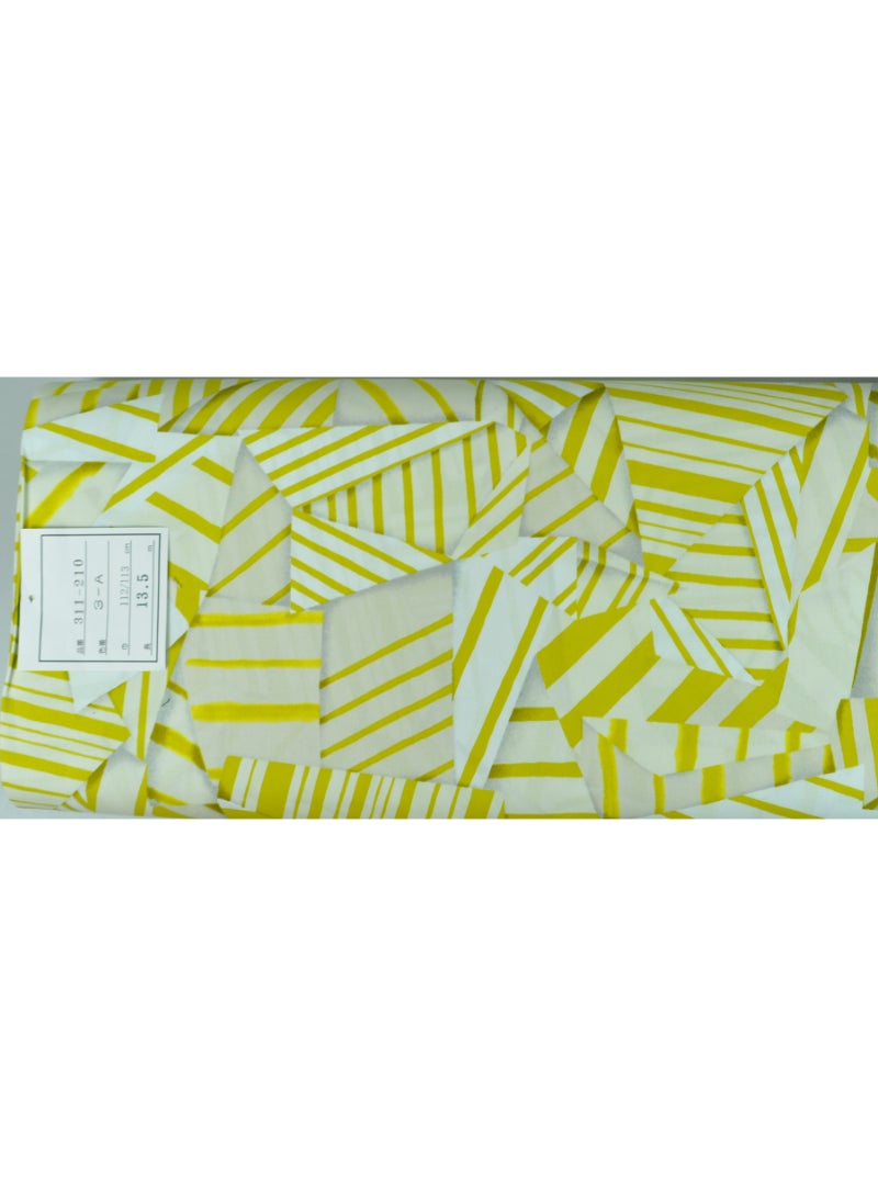 Cotton Printed Fabric (311-210-3-W)