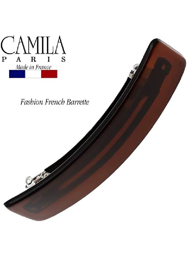 CAMILA Paris Cp1475 French Hair Barrette Clip For Girls Rubberized Automatic Clasp Strong Hold Grip Hair Clips For Women No Slip And Durable Styling Girls Hair Accessories Made In France - Image 3