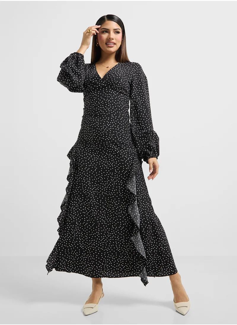 ايلا Polka Print Dress