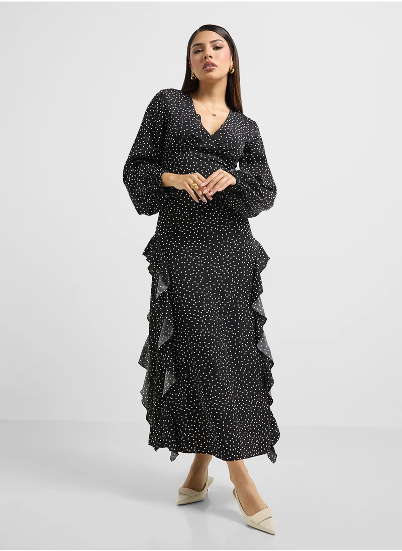 ايلا Polka Print Dress