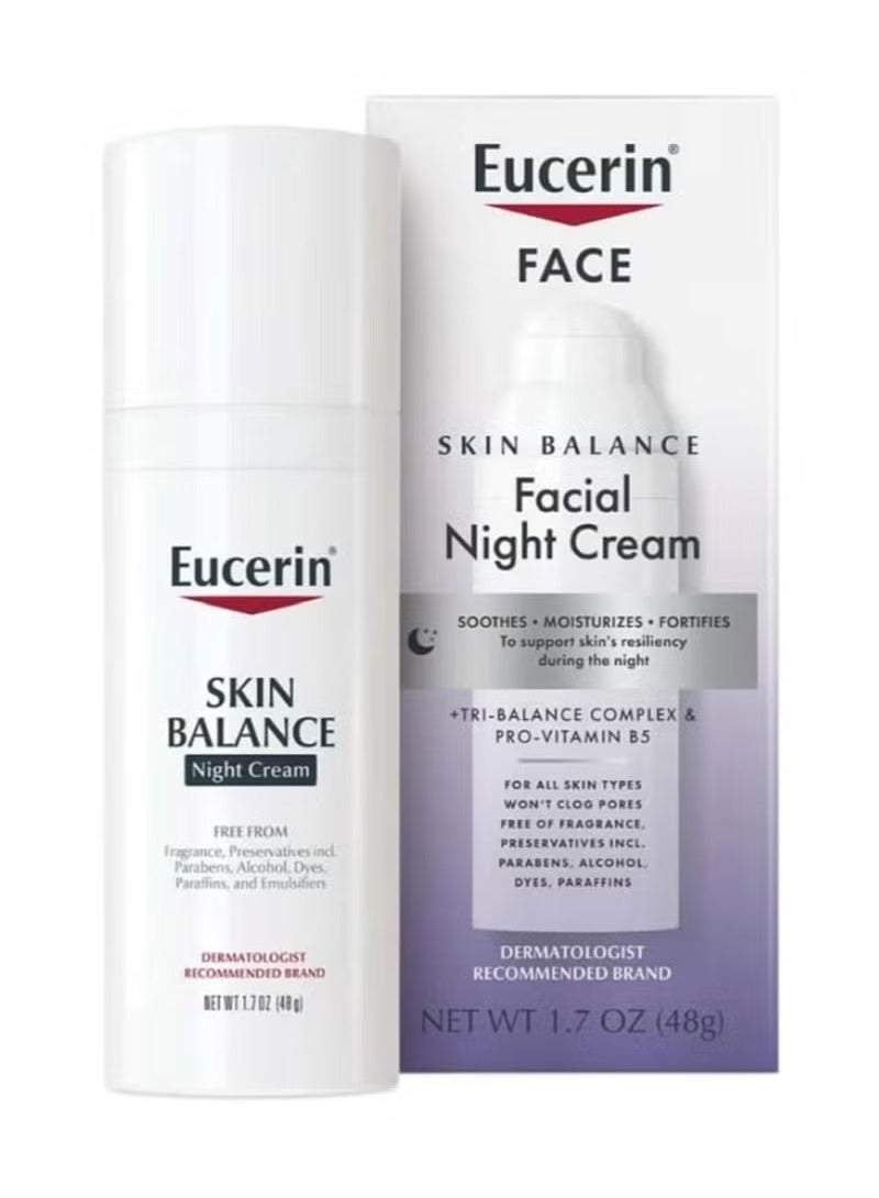 Eucerin Balancing Face Night Cream 48g