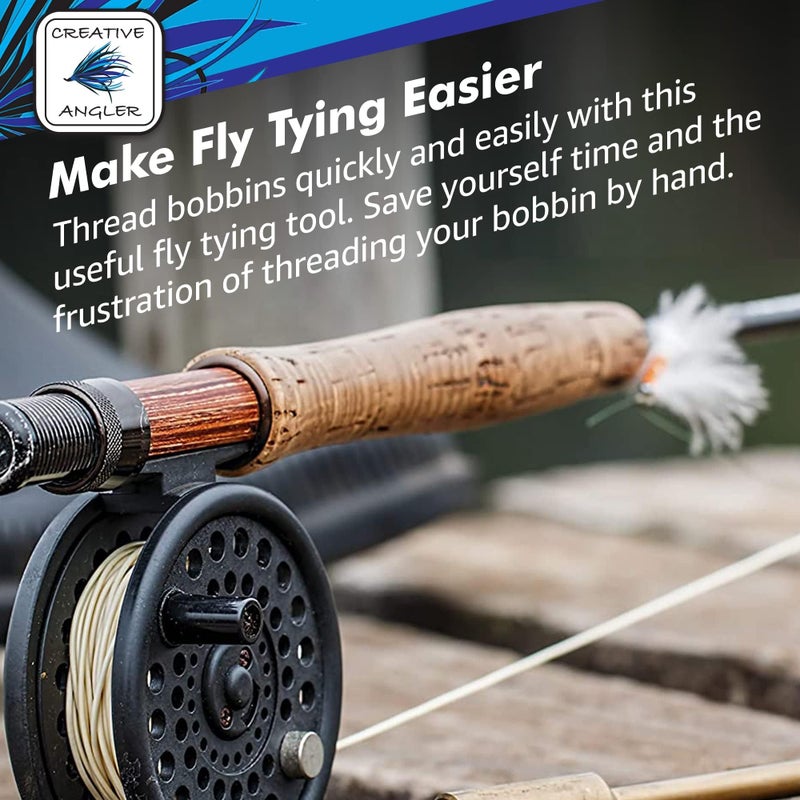 Creative Angler Bobbin Threader for Fly Tying, Fly Fishing Flie or Lure Making Tool - Image 3