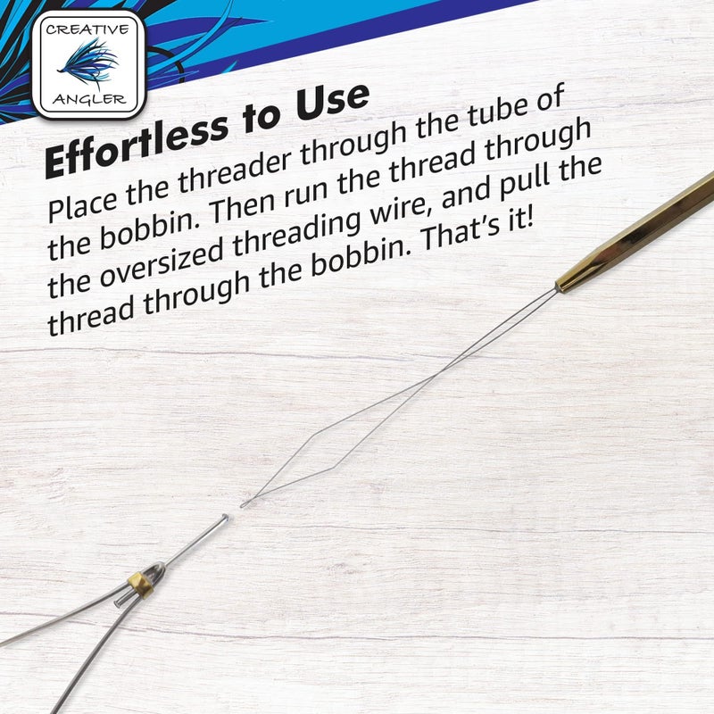 Creative Angler Bobbin Threader for Fly Tying, Fly Fishing Flie or Lure Making Tool - Image 2