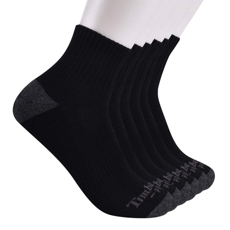 Timberland PRO Mens Performance Quarter Length 12 Cushion Socks 6pack
