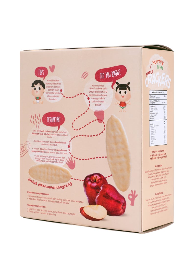 Yummy Bites Rice Cracker Apple - Image 4