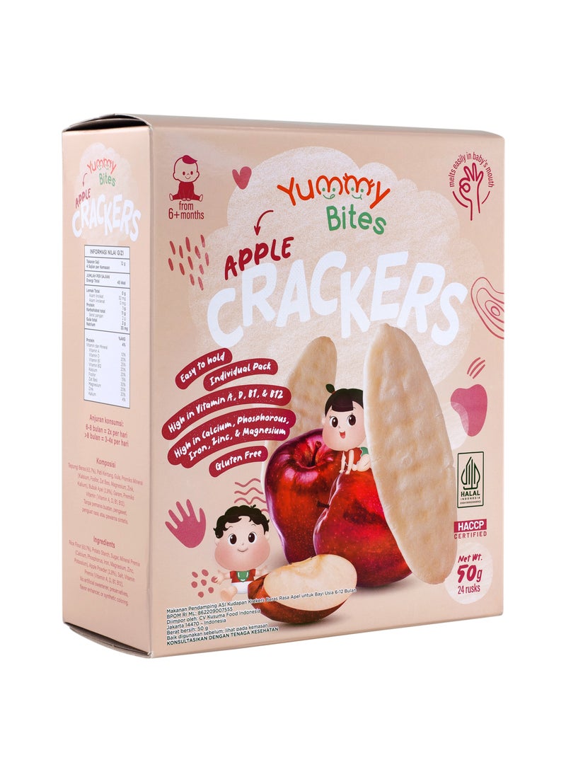 Yummy Bites Rice Cracker Apple - Image 3