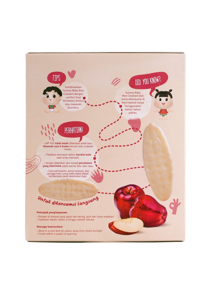 Yummy Bites Rice Cracker Apple - Image 2