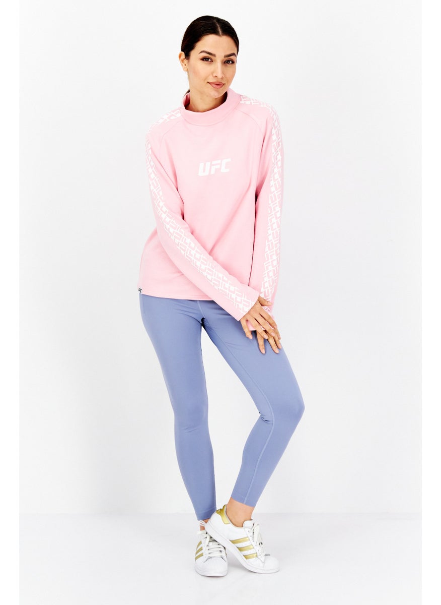 Ufc Women Sportswear Fit Long Sleeves Running Sweatshirt, Pink  - Image 2