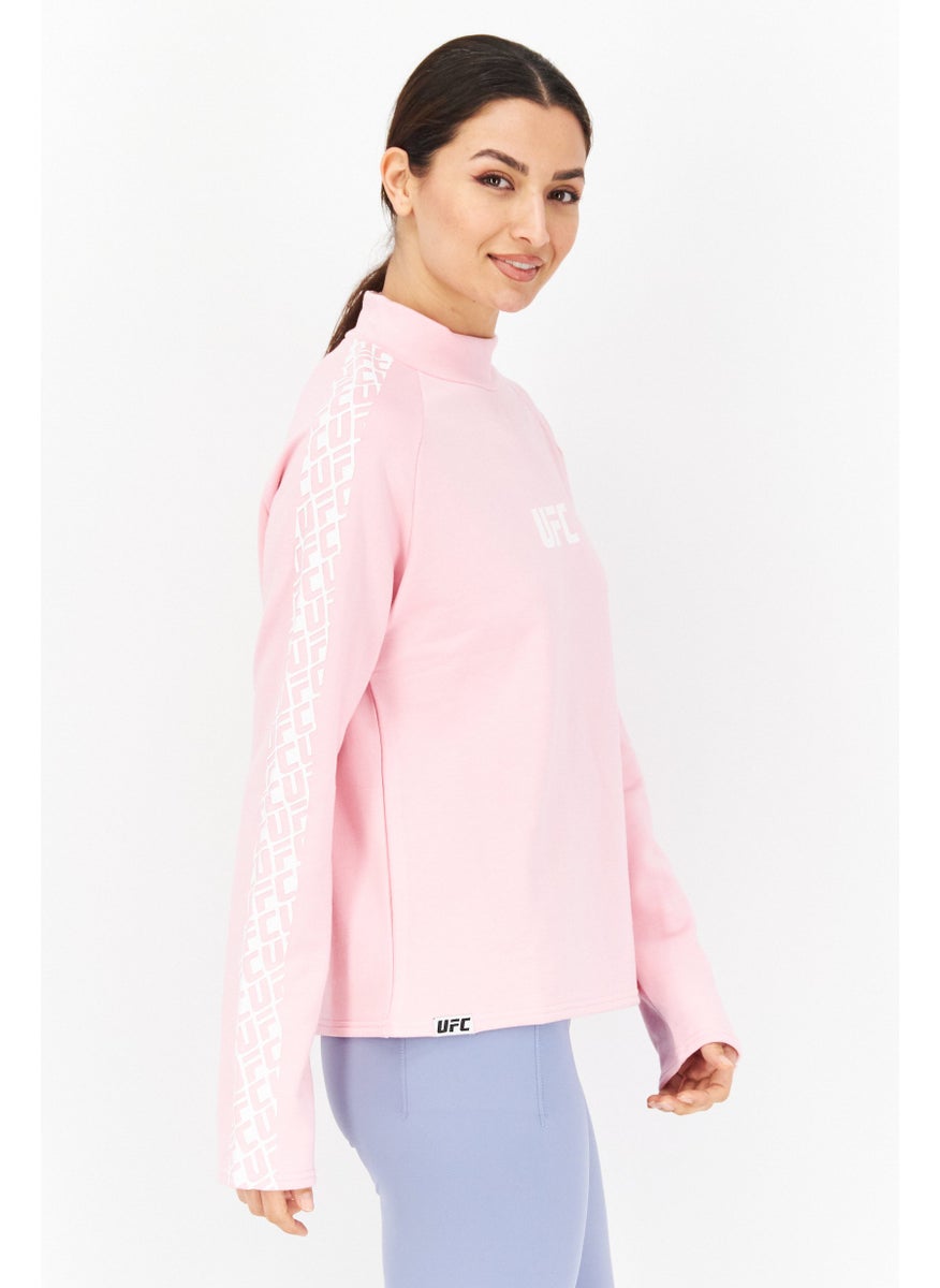 Ufc Women Sportswear Fit Long Sleeves Running Sweatshirt, Pink  - Image 3