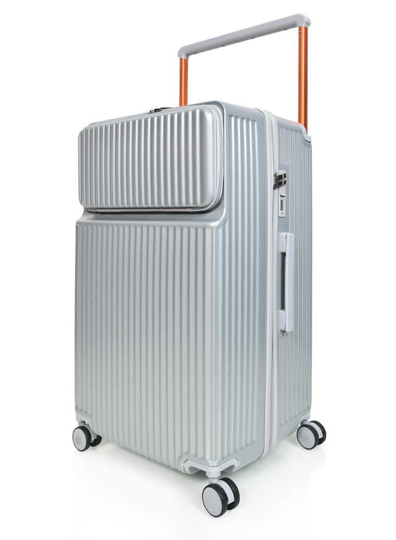 Morano 3 Piece Luggage Set 28", 24", 20" (Silver) - Image 4