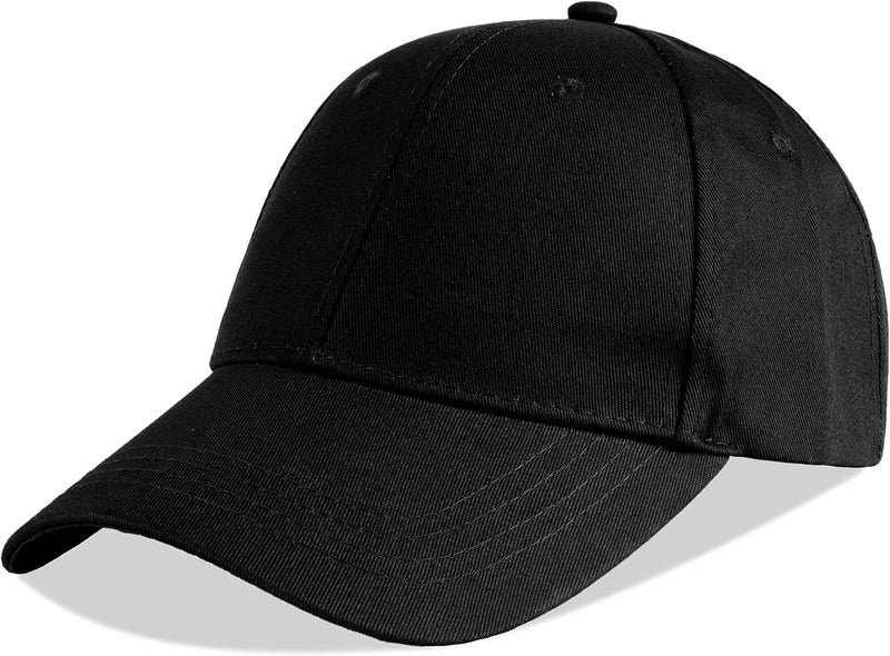 LANGZHEN Unisex Baseball Cap 100% Cotton Fits Men Women Washed Denim Adjustable Dad Hat - Image 1