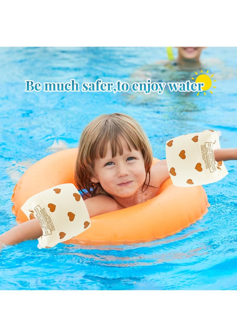 SOLARAE Arm Floaties Inflatable Swim Arm Bands, Floater Sleeves Swimming Arm Rings for Kids Toddlers and Adults (4Pcs) - Image 4