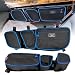 Hutexico UTV X3 Door Storage Bags with Cup Holder Removable Knee Pads Organizer for Upper Doors Compatible with CanAm Maverick X3 20172025 Accessories Blue - Image 2
