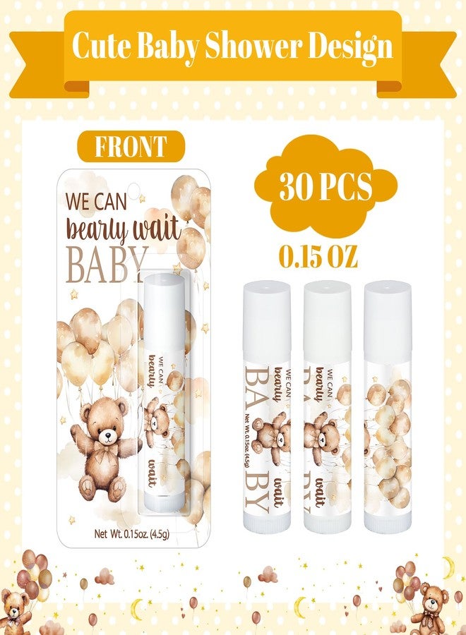 Sacubee 30 Pack We Can Bearly Wait Baby Shower Games Prizes Party Gifts Bulk Lip Balms Favors for Winners Adults Guests Gender Reveal Favors Decorations Baby Shower Souvenirs Gift Bags Stuffers - Image 4