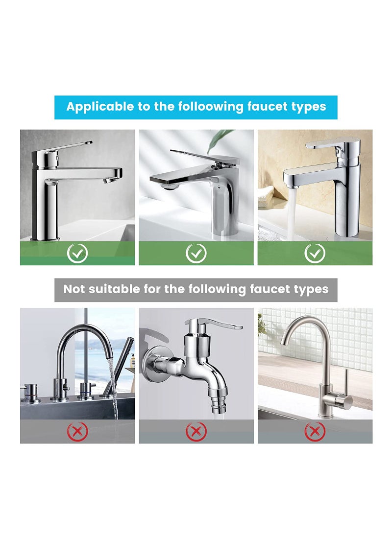 Faucet Extender for Kids, 4Pack Sink Extender for Toddlers, Bathroom Wash Tap Washing Helper, Faucet Extender for Children Baby - Image 4