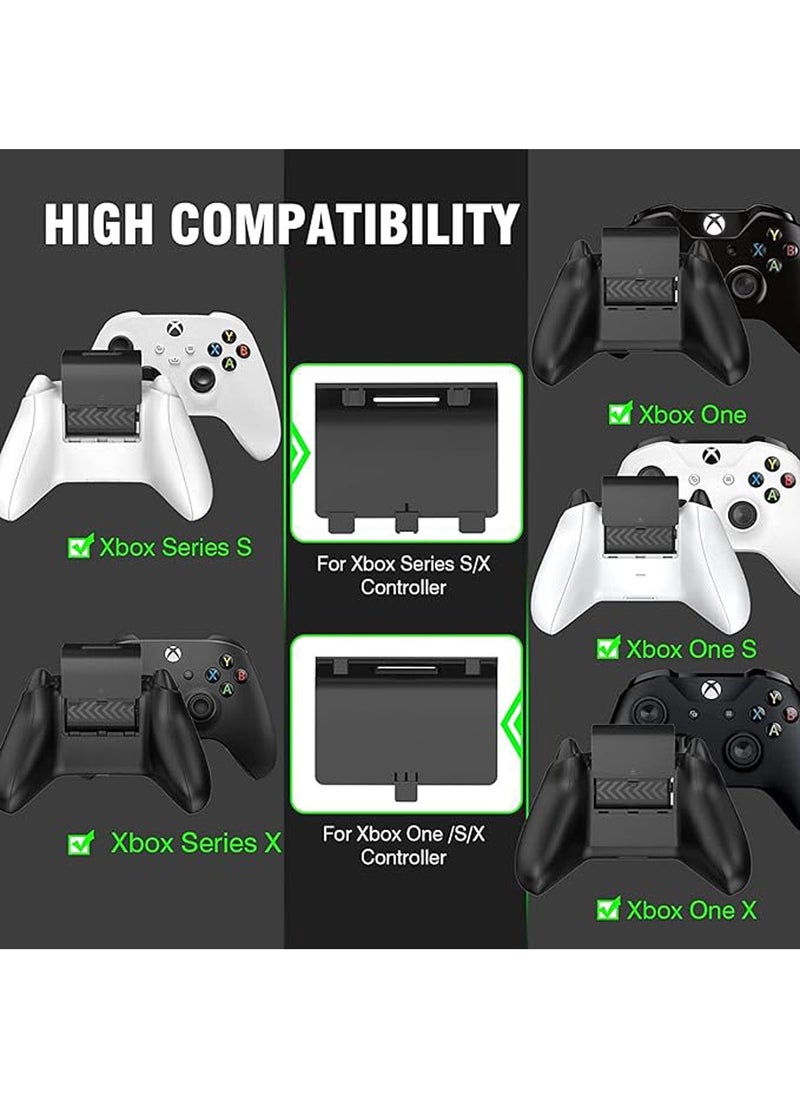 Xbox One Batteries and Chargers, Xbox battery Controller Charger Station for Xbox Series X/S/Xbox One/One X/One S/One Elite,Charging Dock with 2 x 800mAh Rechargeable Battery and 4 Covers - pzsku/Z99148853C1C00D1B8685Z/45/_/1710568770/bda65a1c-d8bc-4f52-8ba9-b51eaa8bfc9f