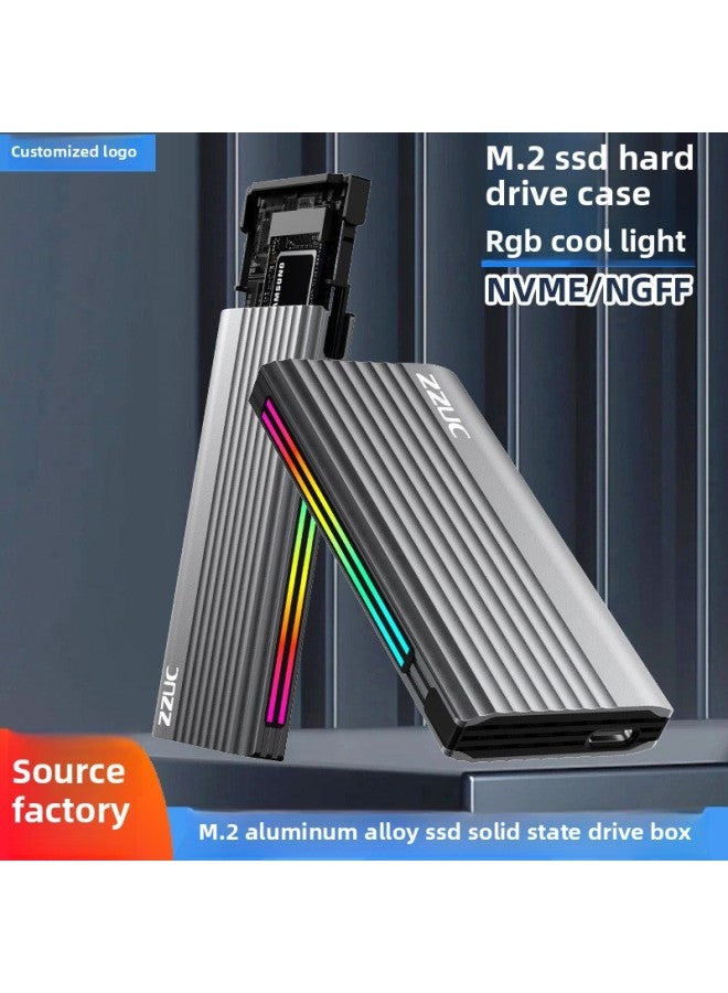 M.2 SSD Solid State Drive Case 5G/10GB NVME/NGFF Tool-less Mobile Hard Drive Case Type-c3.1-Color:M19 Basic Model-10gb Dual Protocol-grey - Image 5